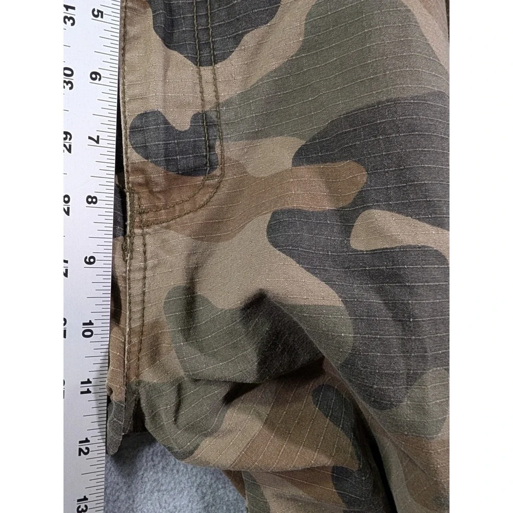 Southpole Y2K VTG Camo Cargo Shorts Mens 38 Ripstop Streetwear Skater Military